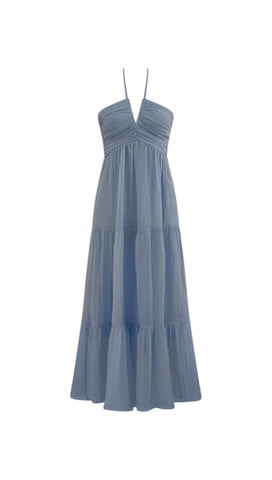 Breeana Maxi Dress (Sky)