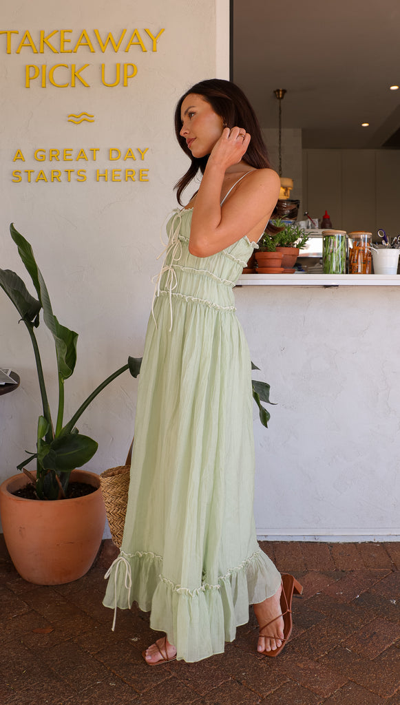 Dorothy Maxi Dress (Sage)