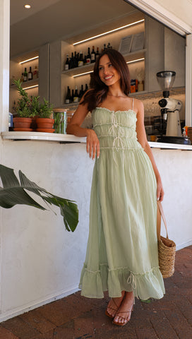 Dorothy Maxi Dress (Sage)