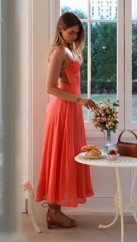 Sorrela Maxi Dress (Melon)