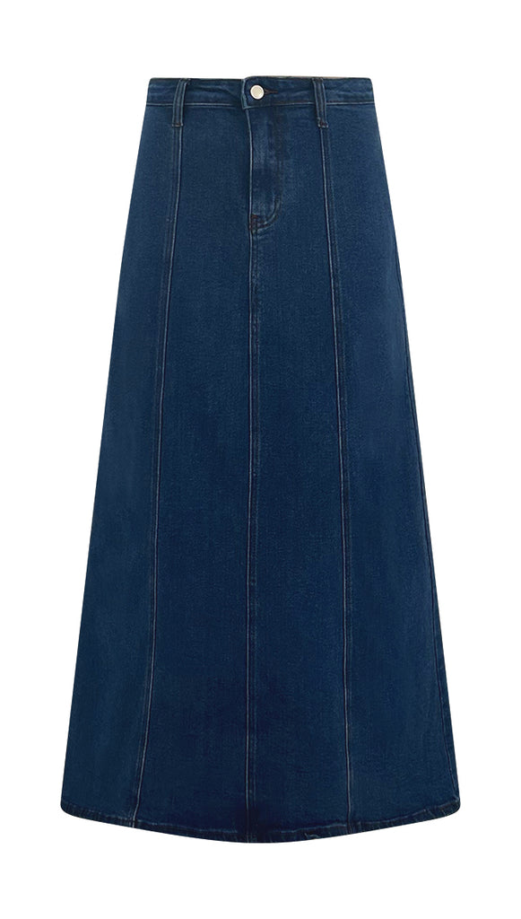 Carmen Denim Skirt (Blue)