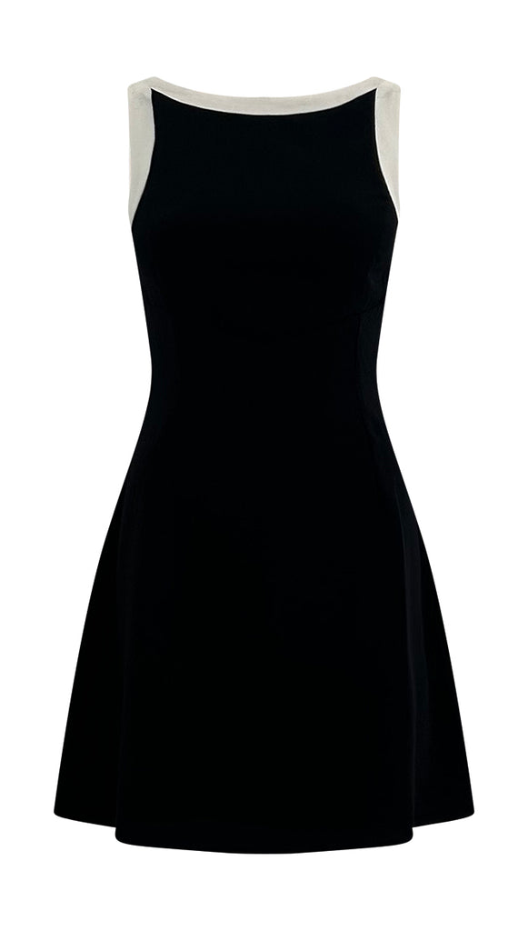 Sicilia Mini Dress (Black)