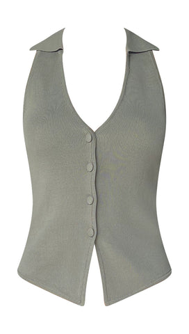 Lunette Vest Top (Olive)