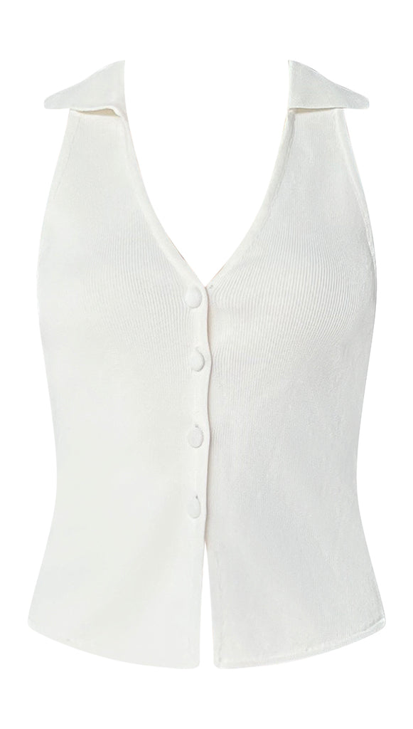 Lunette Vest Top (Ivory)